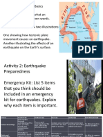 Earthquake Worksheets