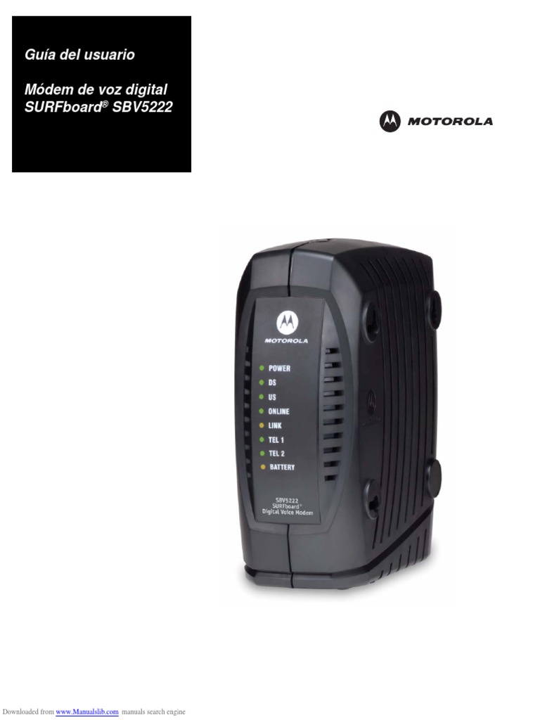 Munual Modem Motorola | PDF | Windows Vista | Módem