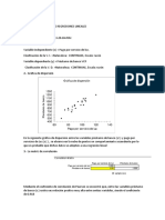 Esquema de Reporte de Regresiones Lineales