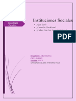 Instituciones Sociales