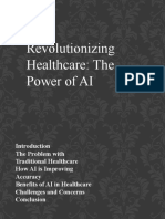 Revolutionizing Healthcare: The Power of AI