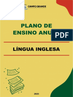 Plano de Ensino Anual - Língua Inglesa - 1º Ano