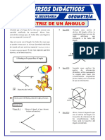 Bisectriz de Un Ángulo para Primero de Secundaria