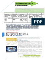 LA COMPOSICIÓN DE LA MATERIA Actividad #5