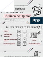 Medios Masivos de Comunicación Columna de Opinión