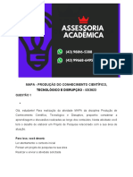 Mapa - Produção Do Conhecimento Científico, Tecnológico e Disrupção - 53 2023