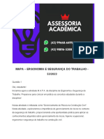 Mapa - Ergonomia e Segurança Do Trabalho - 53 2023