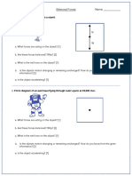 Force Diagram of A Book On A Stand:: Balanced Forces Name