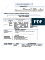 Sesion de Aprendizaje Matematica 22.06.2023