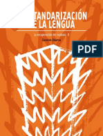 Estandarizacion de La Lengua