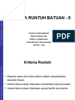 TA3111-5 Kriteria Runtuhan