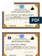 Diploma 1er Puesto