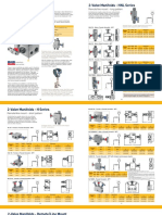 Parker H Series 2-Valve Manifold Catalog