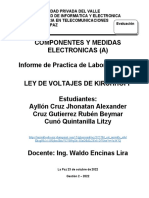 Informe 5 CYME