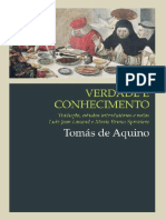 Verdade e conhecimento - Tomas de Aquino