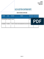 Reporte de Consulta Gestión Contribuyente 5851963