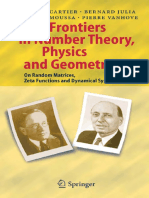 Cartier P., Julia B., Moussa P., Vanhove P. (Eds) Frontiers in Number Theory, Physics, And Geometry I (Springer, 2006)