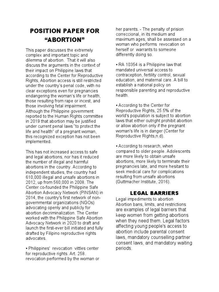 Abortion | PDF | Reproductive Rights | Abortion
