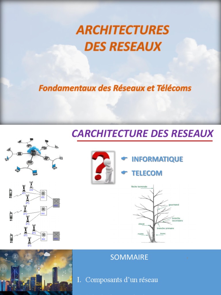 Architecture et Composants Réseaux | PDF | Fibre optique | Câble coaxial