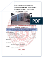 INFORME DE LABORATORIO 2 - Hidrodinamica 