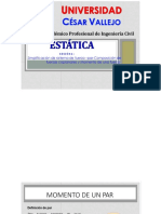 Simplificación de Sistema de Fuerza - Par-Composición de Fuerzas Coplanares y Momento de Una Fuerza