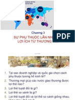 chương 3 Sự phụ thuộc lẫn nhau và lợi ích từ thương mại