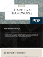 Behavioural Frameworks