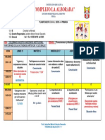 Planificador Semanal 9 - Estudiantes