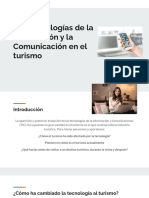 Las Tecnologías de La Información y La Comunicación en El Turismo