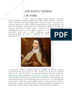 Biografia de Santa Teresa