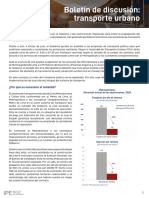 Boletin TRANSPORTE Instituto Peruano de Economía IPE