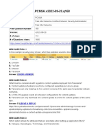 PaloAltoNetworks PCNSA v2022-09-20 q168