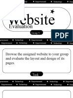 Website: Evaluation