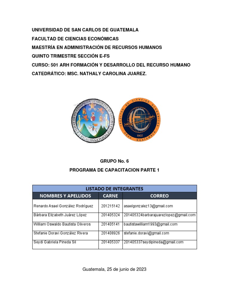 Programa de Capacitación 2023 | PDF | Comunicación | Aprendizaje