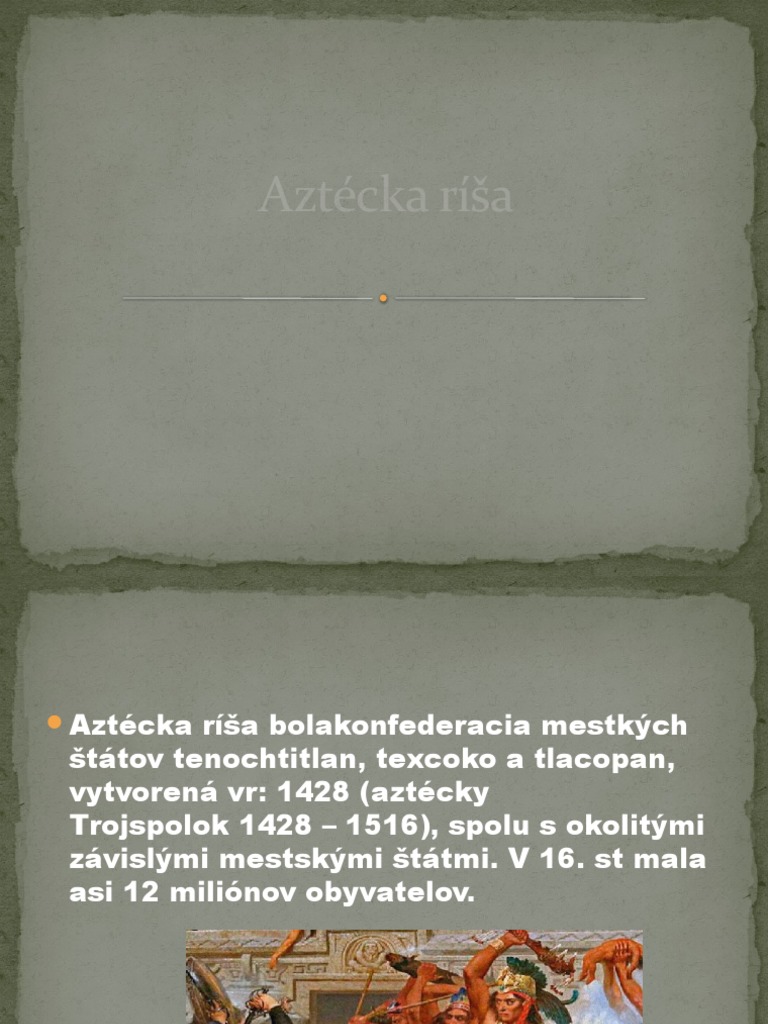 Aztécka Ríša | PDF
