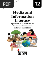 STDTmedia and Information Literate Individual