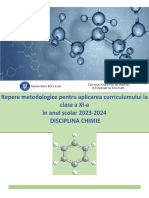 Repere Metodologice Chimie 2023 2024 Cls Xi