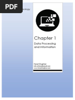 Chapter 1-Data Processing and Information