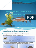 Clase 05. Nomenclatura Taxonómica