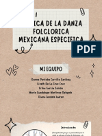 Técnica de La Danza Folclórica Mexicana Especifica