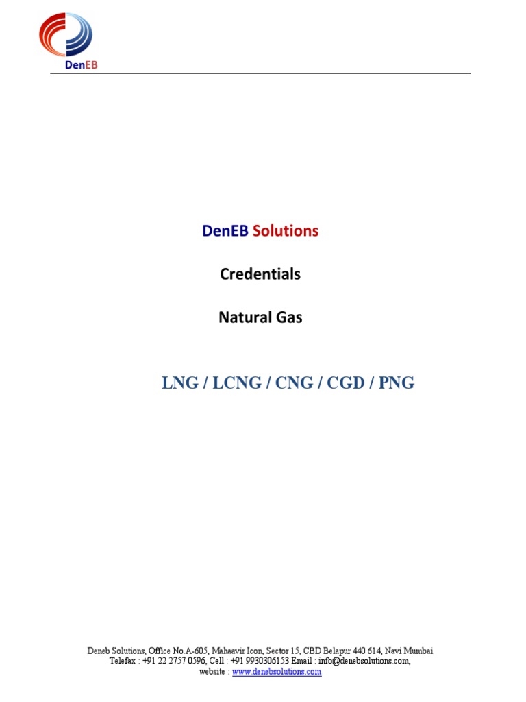 PNG LNG LCNG CGD Cred | PDF | Liquefied Natural Gas | Natural Gas