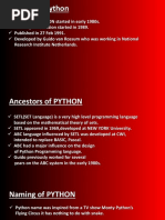 Python Programming Notes