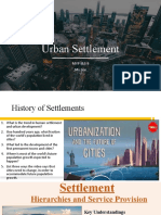 Settlement Hierarchies