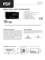 Paxlr000 Manual