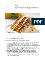 About Carrot Cake (Dessert)