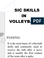 LESSON 2 (Volleyball Skills)