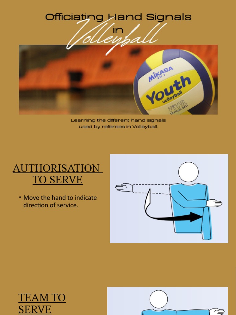 Lesson 3 (Volleyballsignals) | PDF | Hand | Sports
