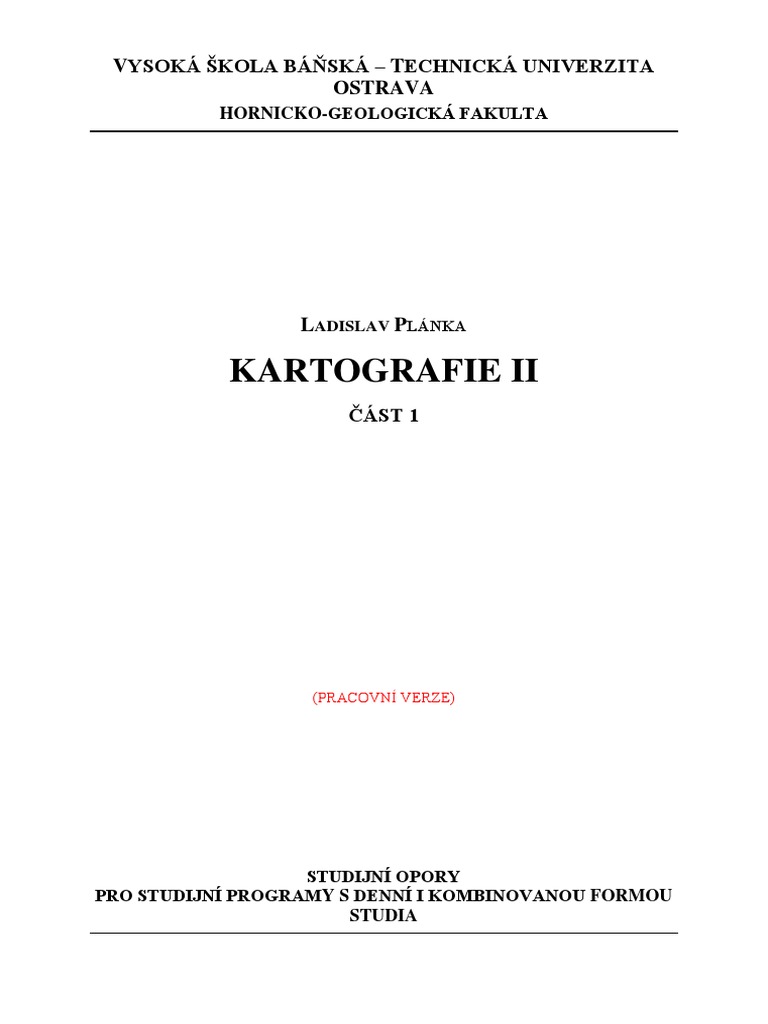 Kartografie II PDF