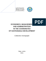 Economics, Management and Administration in The Coordinates of Sustainable Development