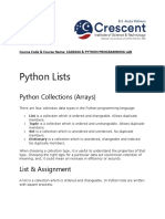 Python List Concept